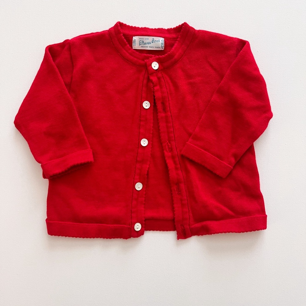 Feltman Bros Red Cardigan